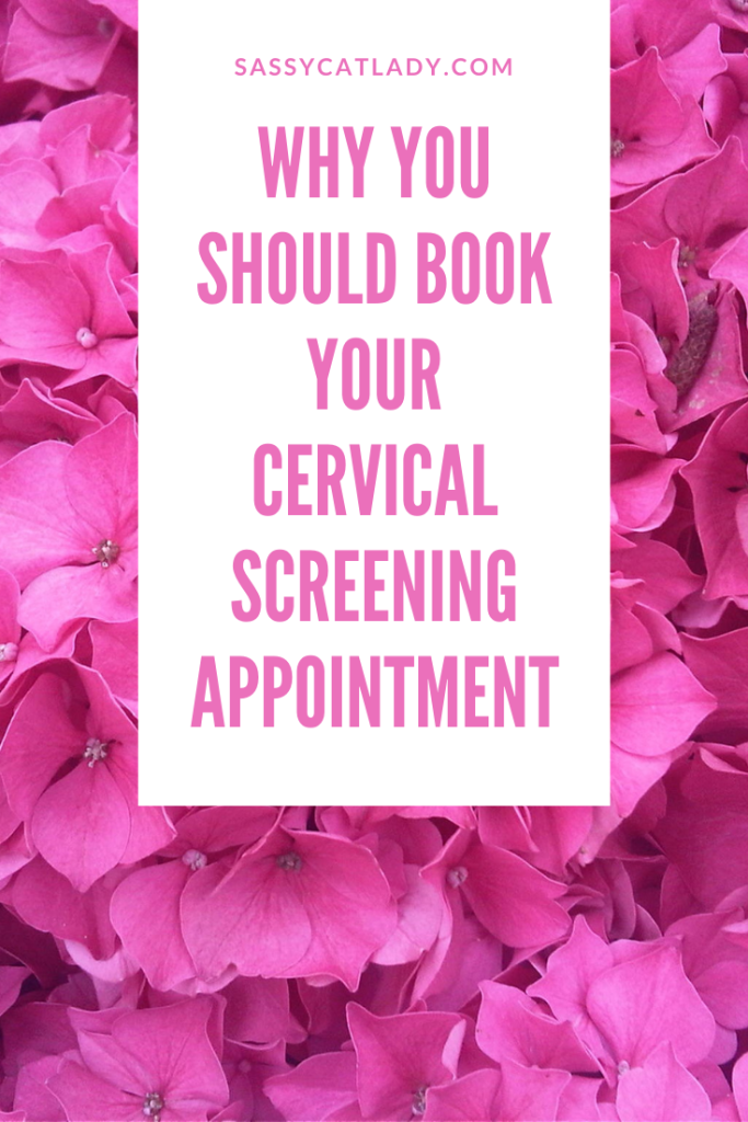 Why You Should Book Your Cervical Screening Appointment Pinterest graphic